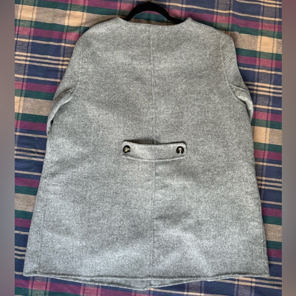 Per Una Wool Blend Pea Coat Jacket *flaw* - Picture 13 of 15